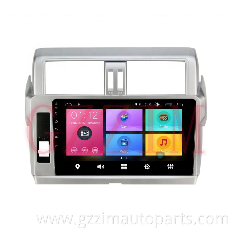 Hot Sale Car Radio IPS Android Multimedia Player GPS Navigation For prado FJ150 150 2014-2017